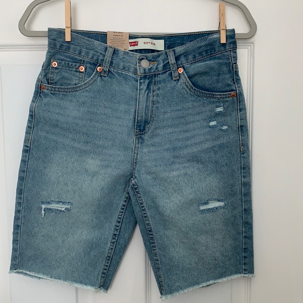 Levi’s boys shorts. 511 Slim Cut-Off Short. Brand new.